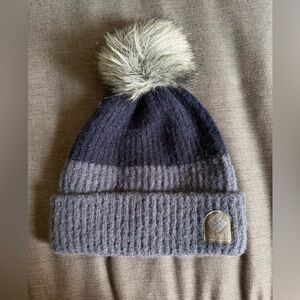 Columbia Two-Tone Knit Hat with Pom